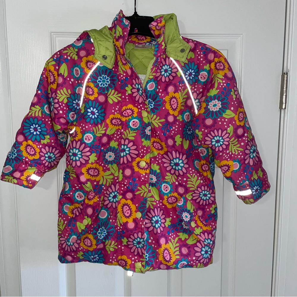 Hanna Andersson Floral Print Coat